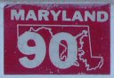 1990 Maryland fleet trailer sticker