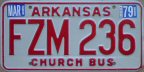 1979 Arkansas church bus