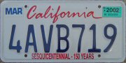 California Sesquicentennial