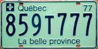 1977 Quebec passenger