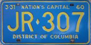 District of Columbia 1959-1960