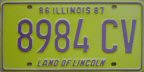 1986-87 Illinois charitable vehicle