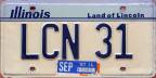 1987 Illinois pseudo-personalized passenger car