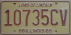 1988-89 Illinois charitable vehicle