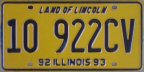 1992-93 Illinois charitable vehicle
