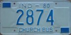 1980 Indiana church bus