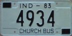 1983 Indiana church bus