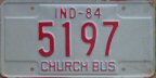 1984 Indiana church bus