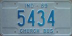 1989 Indiana church bus