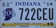 Indiana Bicentennial passenger