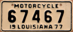 1977 Louisiana motorcycle