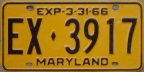 1966 Maryland passenger car
