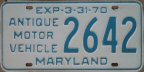 1970 Maryland antique vehicle