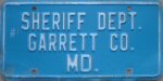 circa 1970-1990 Garrett County Sheriff