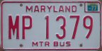 Maryland fixed-route intercity bus