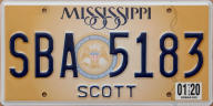 2020 Mississippi passenger car