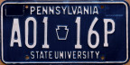 circa 1980s Penn State University vehicle