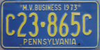 1973 motor vehicle business