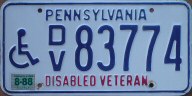1988 disabled veteran with wheelchair