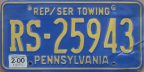 2000 Pennsylvania repair/service towing