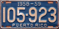Puerto Rico 1958-1959