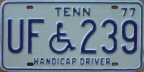 Tennessee handicapped driver
