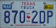 Texas Sesquicentennial non-passenger type 1