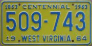West Virginia Centennial 1964