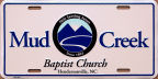 Mud Creek Baptist Church booster plate