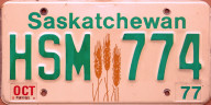 1977 Saskatchewan passenger car