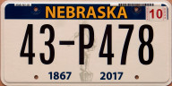 Nebraska 1867-2017